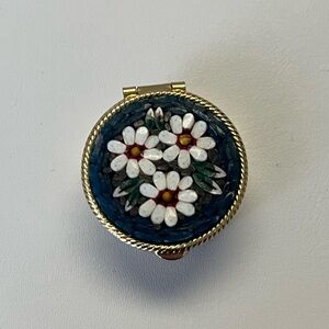 Cute Little Mosaic Tile Trinket Box from Italy